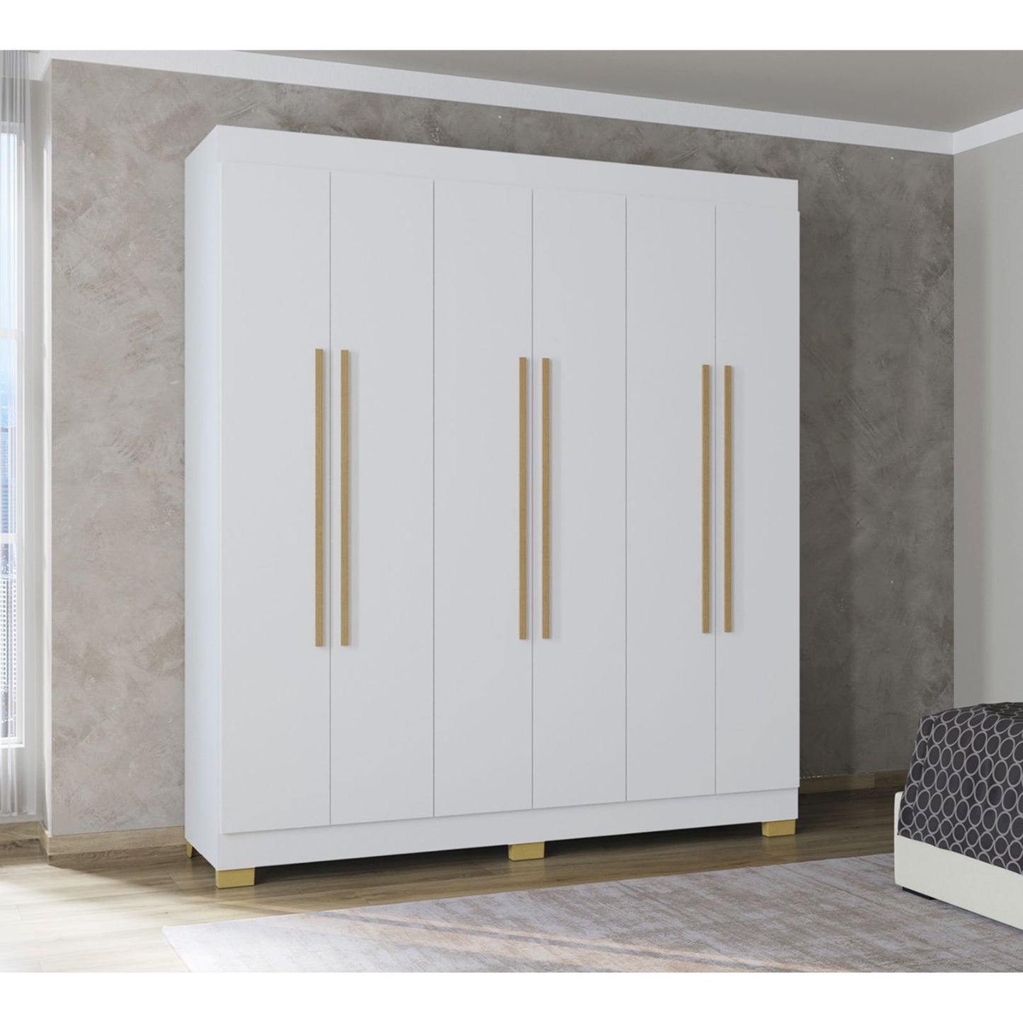 Closet Barcelona 6 Puertas En MDP