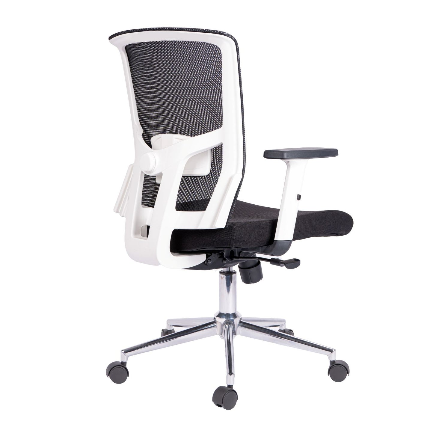 Silla Gerente Estambul Brazos 3D Malla Negra Sin Cabecero