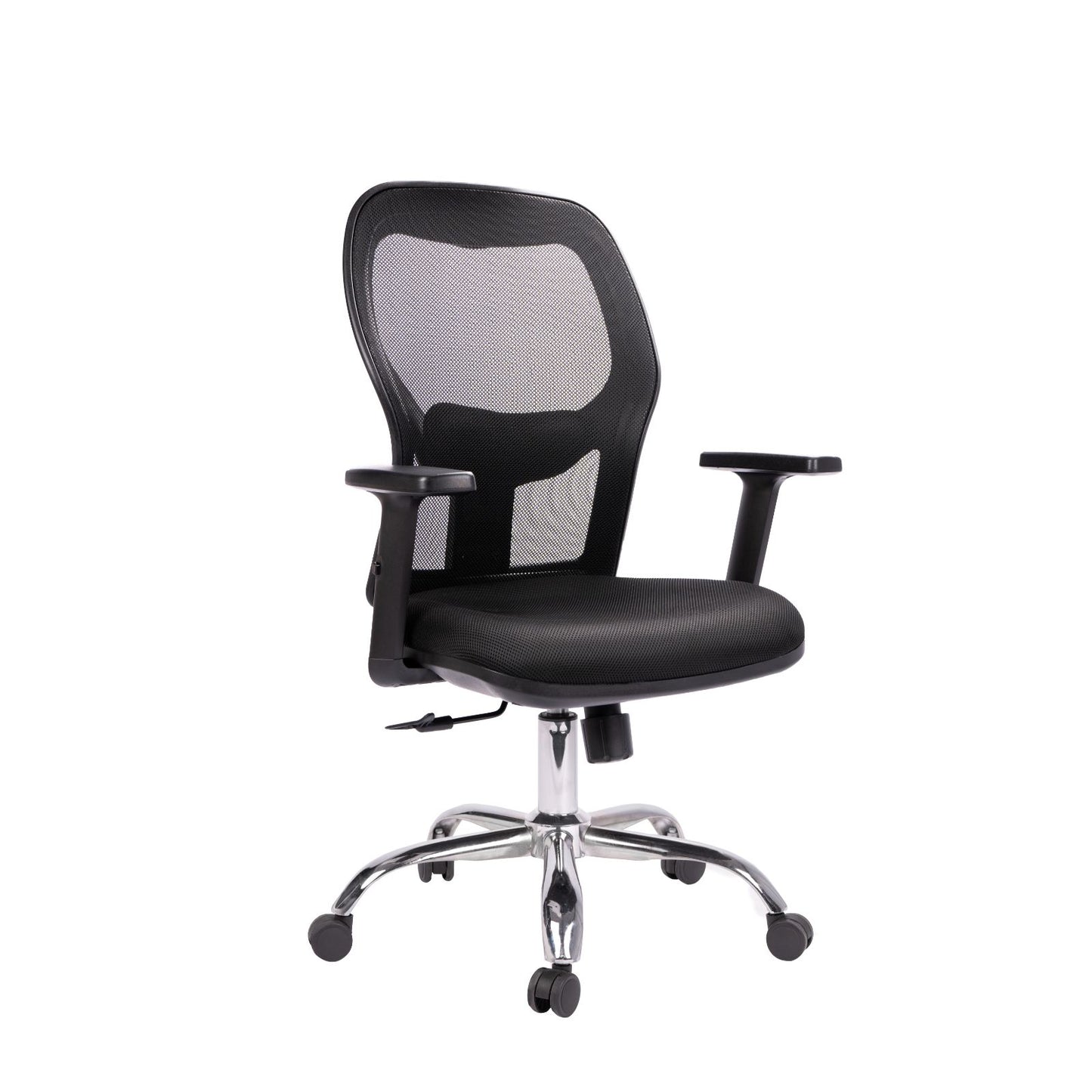 Silla De Oficina Abudabí En Malla Negra