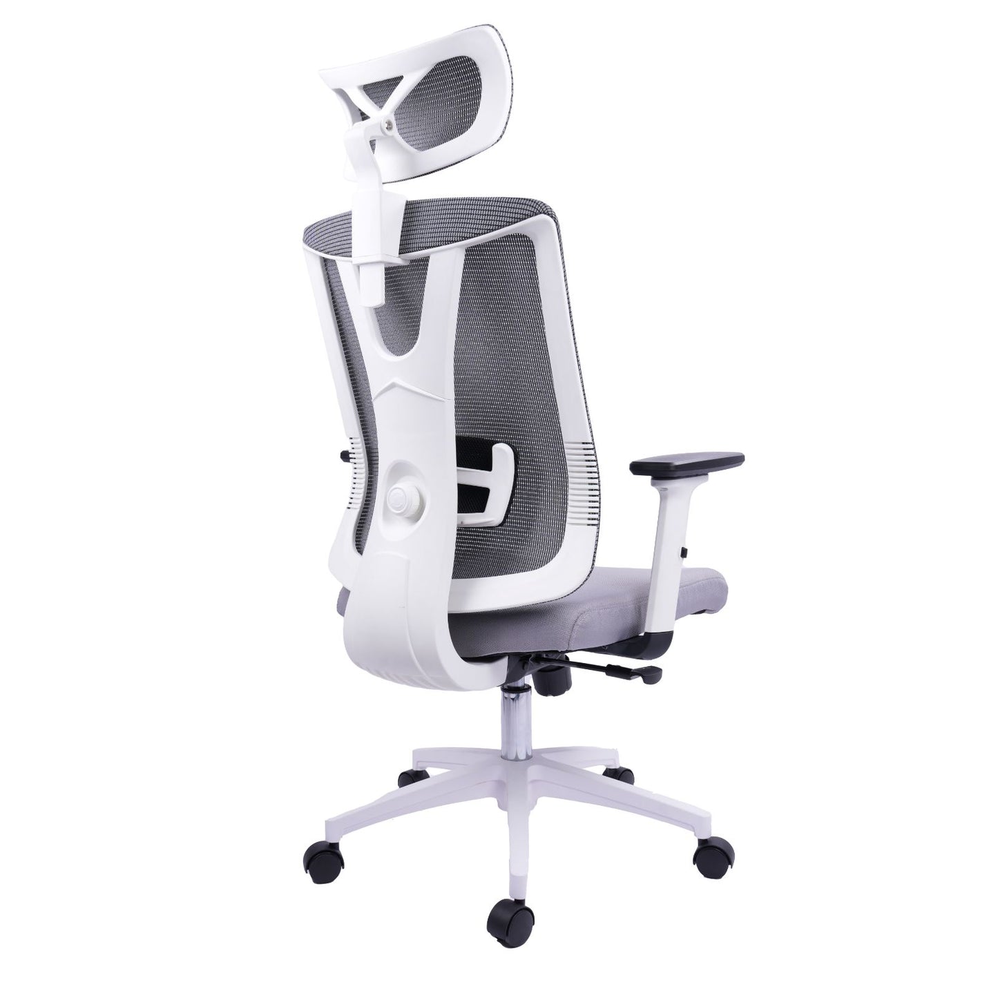 Silla Presidente Montiel Brazos Graduables Marco Blanco