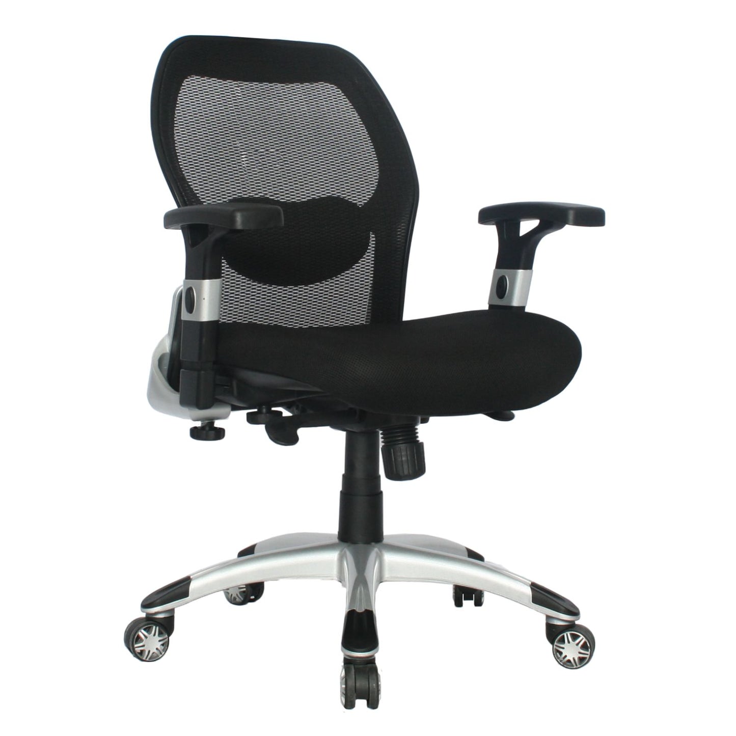 Silla Oficina Cairo Base Nylon Gris Con, Sin Cabecero