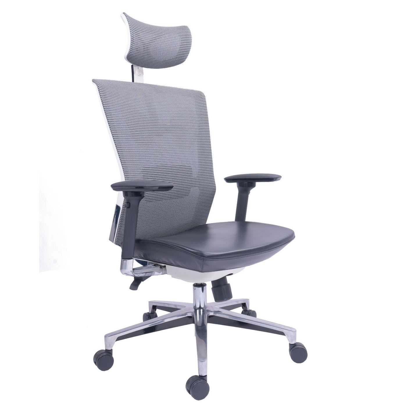 Silla Presidente Dallas Asiento En Cuero Sintetico