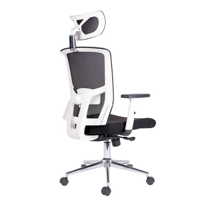 Silla Presidente Estambul Brazos 3D Malla Negra