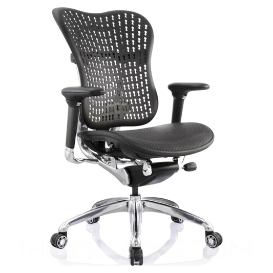 Silla De Oficina Gerencial Tokio Brazos Graduables Espalda Plástica