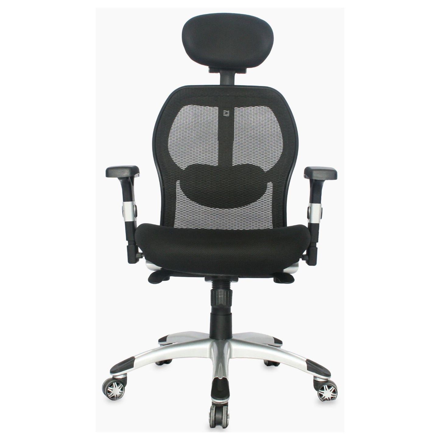 Silla Oficina Cairo Base Nylon Gris Con, Sin Cabecero