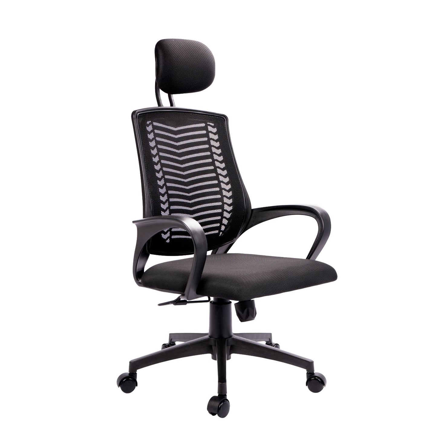 Silla De Oficina Capri #2 Base Nylon Negro Con, Sin Cabecero