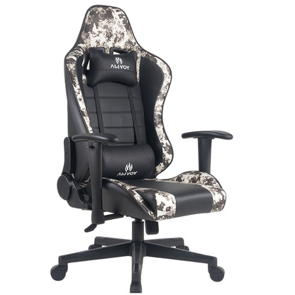 Silla Gamer Militar Creed En Cuero PVC