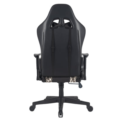 Silla Gamer Militar Creed En Cuero PVC