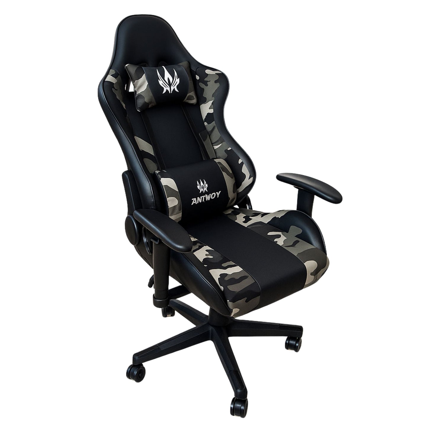 Silla Gamer Black Cops En Cuero PVC