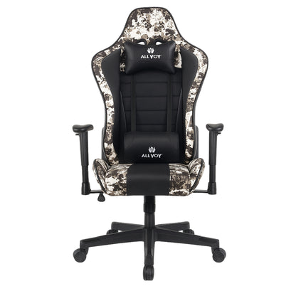 Silla Gamer Militar Creed En Cuero PVC