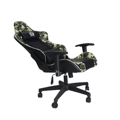 Silla Gamer Warzone Ergonómica, Reclinable En Cuero Sintético.